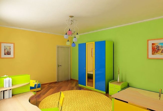 выбираем краску для детской комнаты